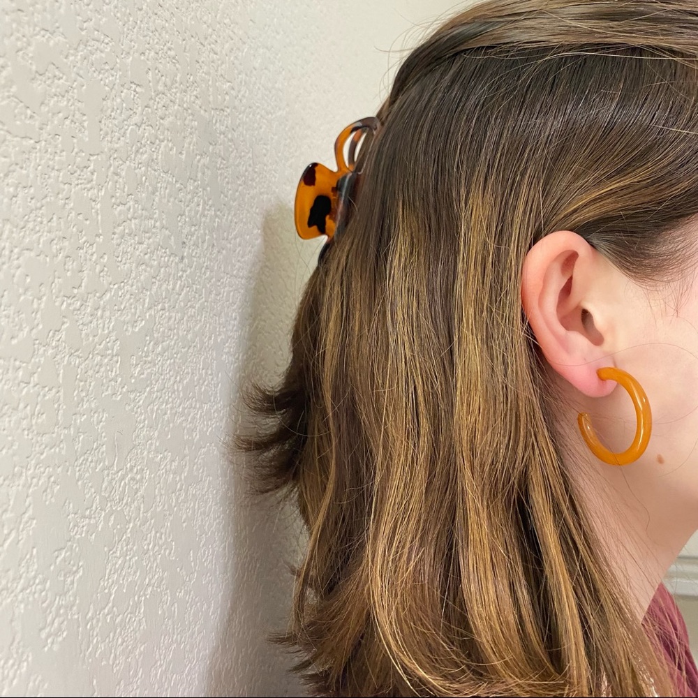 sale!Classic Hoop Earrings Acrylic - Picture 14 of 14